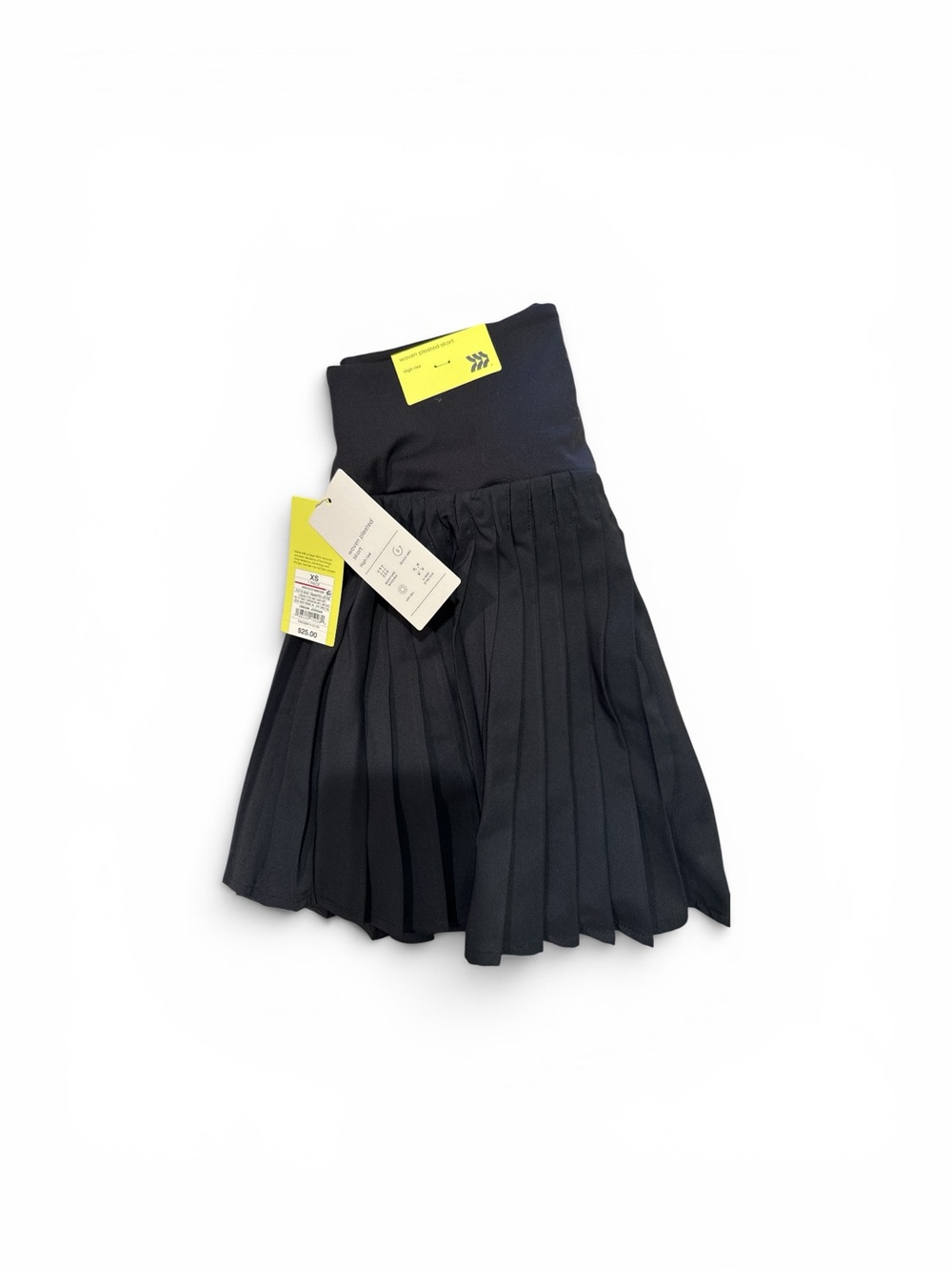 Black Pleated Women’s Skort- Athletic A-Line - Picture 3 of 3